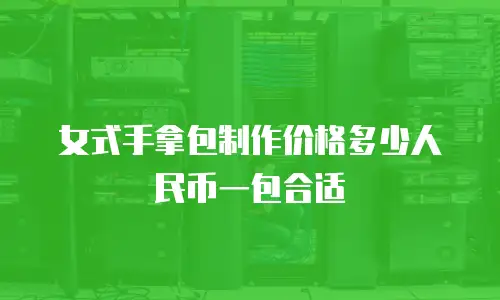 女式手拿包制作价格多少人民币一包合适