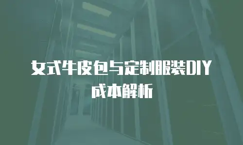 女式牛皮包与定制服装DIY成本解析