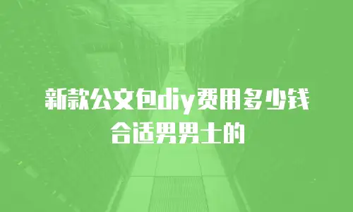 新款公文包diy费用多少钱合适男男士的