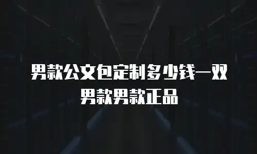 男款公文包定制多少钱一双男款男款正品
