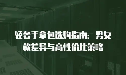 轻奢手拿包选购指南：男女款差异与高性价比策略
