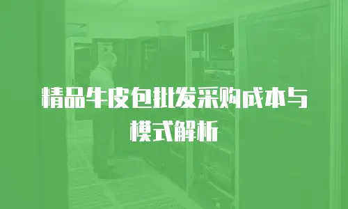 精品牛皮包批发采购成本与模式解析