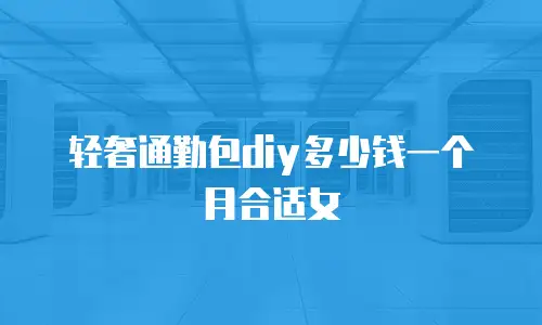 轻奢通勤包diy多少钱一个月合适女