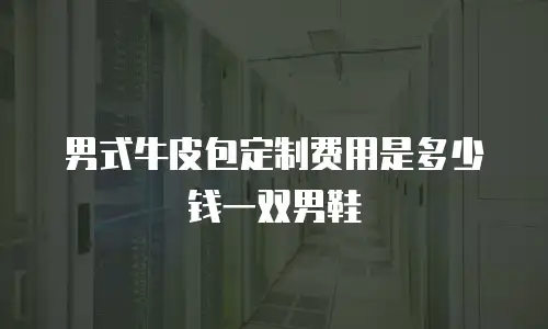 男式牛皮包定制费用是多少钱一双男鞋