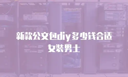 新款公文包diy多少钱合适女装男士
