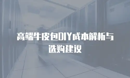 高端牛皮包DIY成本解析与选购建议