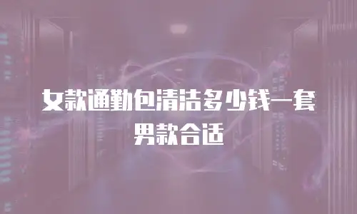女款通勤包清洁多少钱一套男款合适