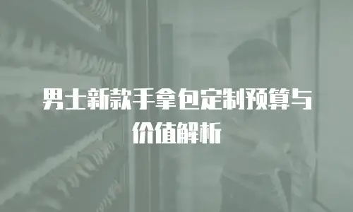 男士新款手拿包定制预算与价值解析