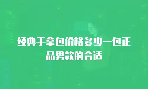 经典手拿包价格多少一包正品男款的合适