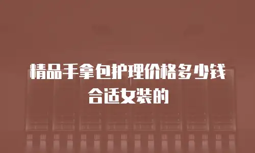 精品手拿包护理价格多少钱合适女装的