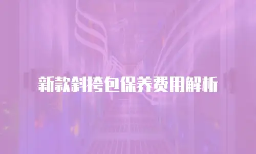 新款斜挎包保养费用解析