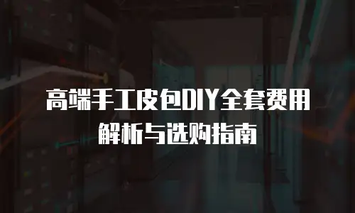 高端手工皮包DIY全套费用解析与选购指南