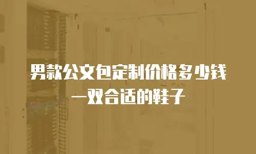 男款公文包定制价格多少钱一双合适的鞋子