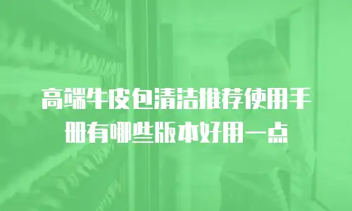 高端牛皮包清洁推荐使用手册有哪些版本好用一点