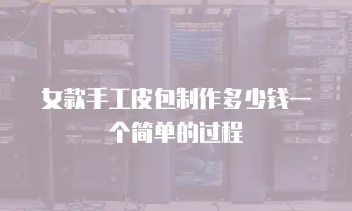女款手工皮包制作多少钱一个简单的过程