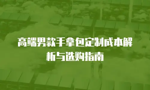 高端男款手拿包定制成本解析与选购指南