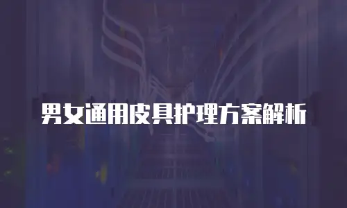 男女通用皮具护理方案解析
