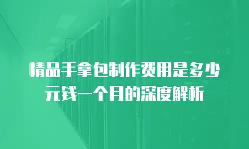 精品手拿包制作费用是多少元钱一个月的深度解析