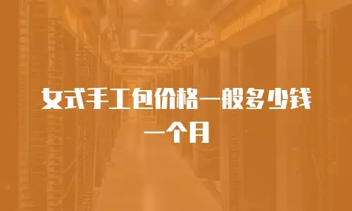 女式手工包价格一般多少钱一个月