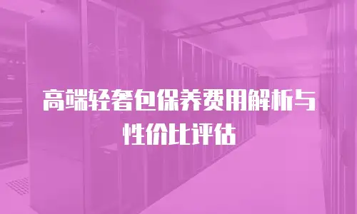 高端轻奢包保养费用解析与性价比评估