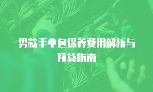 男款手拿包保养费用解析与预算指南