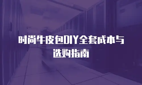 时尚牛皮包DIY全套成本与选购指南