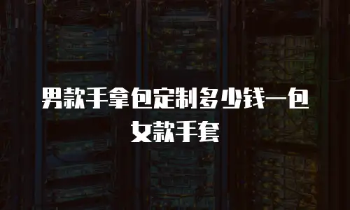 男款手拿包定制多少钱一包女款手套
