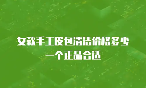 女款手工皮包清洁价格多少一个正品合适