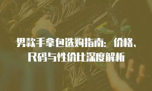 男款手拿包选购指南：价格、尺码与性价比深度解析