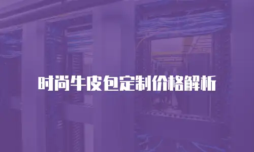 时尚牛皮包定制价格解析