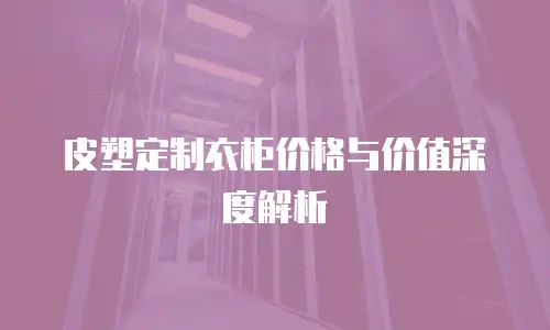 皮塑定制衣柜价格与价值深度解析