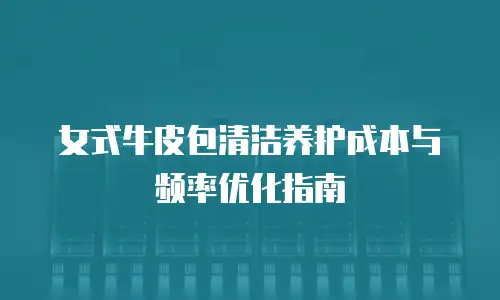 女式牛皮包清洁养护成本与频率优化指南