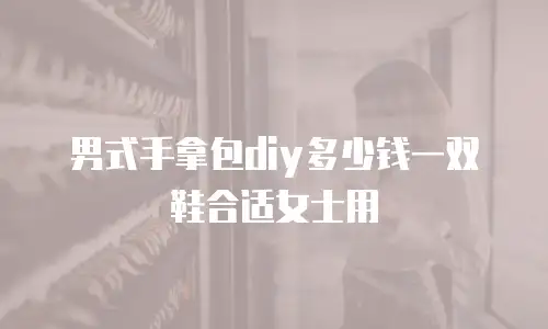 男式手拿包diy多少钱一双鞋合适女士用