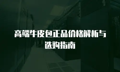 高端牛皮包正品价格解析与选购指南