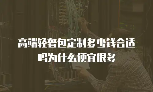 高端轻奢包定制多少钱合适吗为什么便宜很多