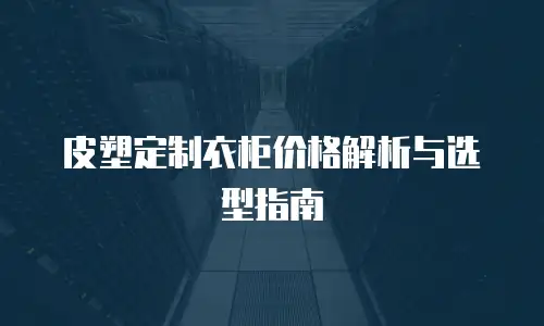 皮塑定制衣柜价格解析与选型指南