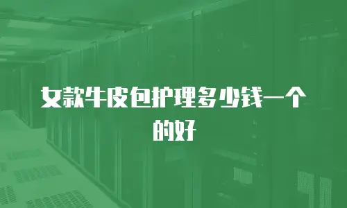 女款牛皮包护理多少钱一个的好