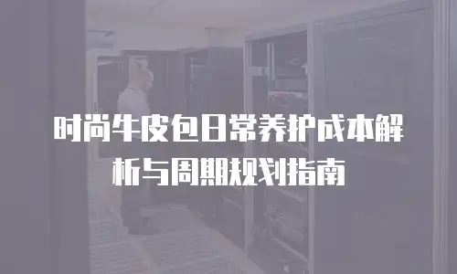 时尚牛皮包日常养护成本解析与周期规划指南