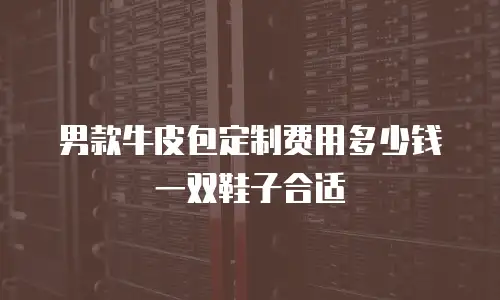 男款牛皮包定制费用多少钱一双鞋子合适
