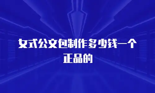 女式公文包制作多少钱一个正品的