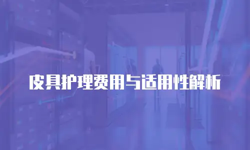 皮具护理费用与适用性解析