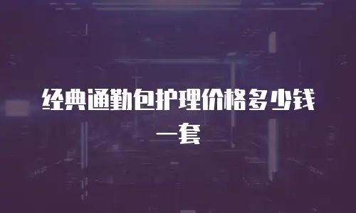 经典通勤包护理价格多少钱一套