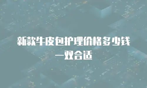 新款牛皮包护理价格多少钱一双合适