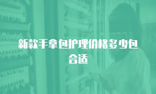 新款手拿包护理价格多少包合适