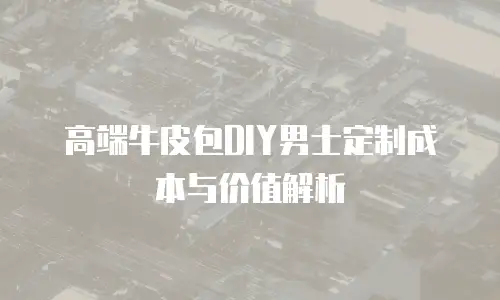 高端牛皮包DIY男士定制成本与价值解析