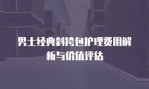 男士经典斜挎包护理费用解析与价值评估