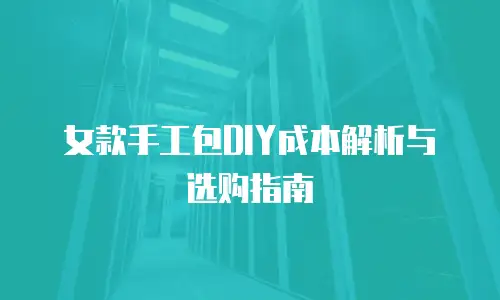 女款手工包DIY成本解析与选购指南