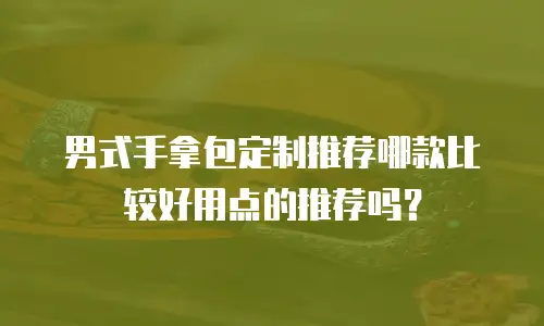 男式手拿包定制推荐哪款比较好用点的推荐吗？