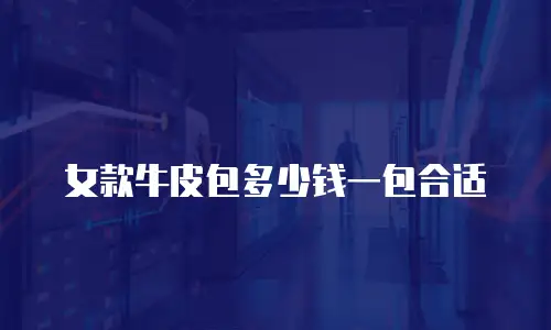 女款牛皮包多少钱一包合适