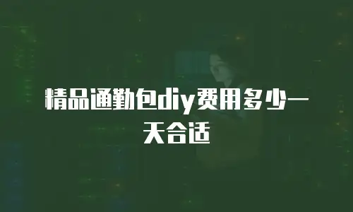 精品通勤包diy费用多少一天合适